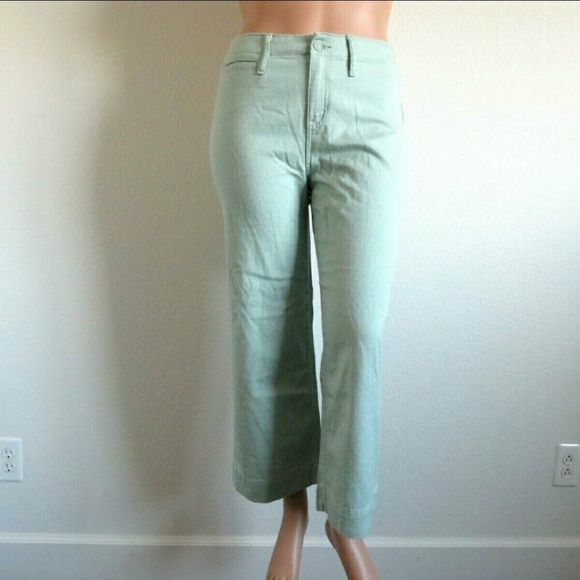 Plus Size 16 Wide Leg Cropped Jeans Pants NWT - Picture 4 of 9